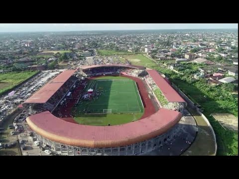 Watch The Official Commissioning Of The New Eket Stadium By Niger Gov Abubakar Bello & Udom Emmanuel