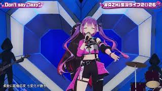 AZKi & Towa Duet Don't say "lazy" 【AZKi 3DLIVE BDAY 2026】