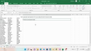 How to generate insert statements from excel data and load into SQL server table | Madhu