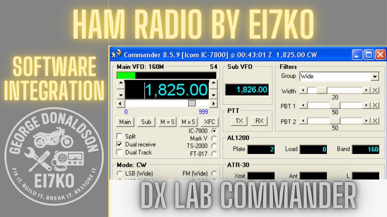 Icom IC-7300 with DXLab Commander - Full Setup & Operation Explained