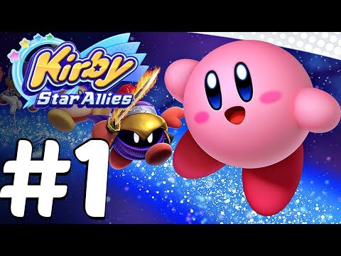 Kirby Star Allies - Gameplay Walkthrough Part 1 - Full Demo (Nintendo Switch)