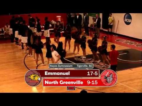 NGU Men's Basketball 2015-16 - North Greenville vs. Emmanuel