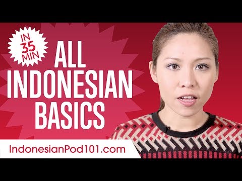 Learn Indonesian in 35 Minutes - ALL Basics Every Beginners Need
