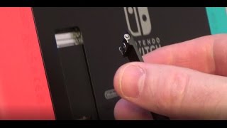 How to Reconnect the Kickstand on the Nintendo Switch if it snaps off.