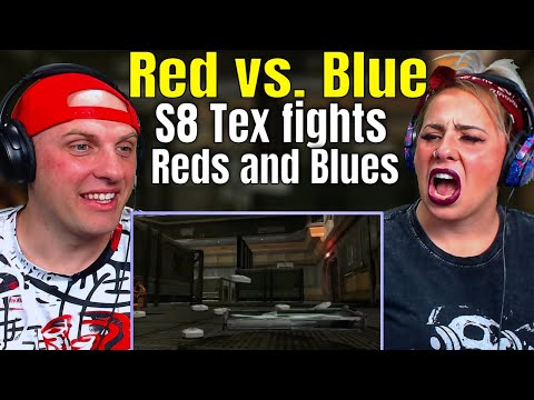 Red vs. Blue S8 Tex fights Reds and Blues in awesome action sequence | Rooster Teeth | Halo