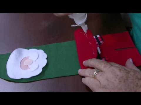 Mulher.com - 19/11/2015 - Porta chocolate em feltro - Silmara Mourão PT1