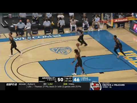 Highlights - UCLA M. Basketball Beats ASU, 80-79, in Final Seconds