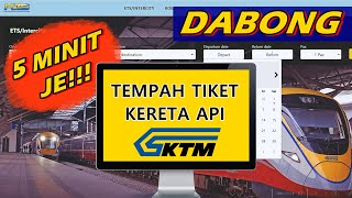 Cara mudah booking tiket kereta api - KTMB Online ticket