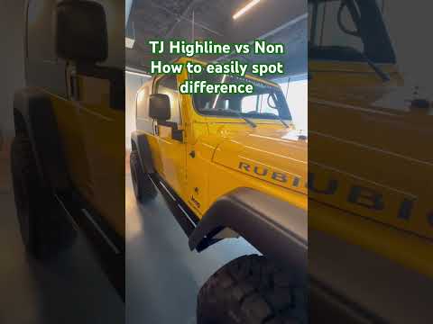 How to easily spot the difference AEV Highline and Stock TJ or LJ Rubicon modified Jeep lifted 37s