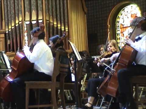 Sara at a concert with New Philharmonia Orchestra