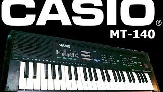 Video thumbnail for CASIO Casiotone MT-140 by Keyboards - review - repair