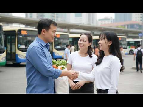 Robert and Mai came to the city to visit Mai's younger sister, the joy of their close sisterly bond.