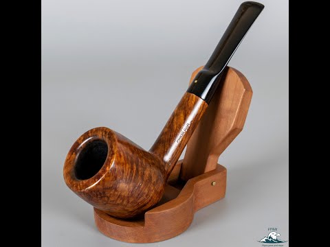 Handmade Savinelli Punto Oro Smooth Billiard Saddle Stem (114 KS) 9mm