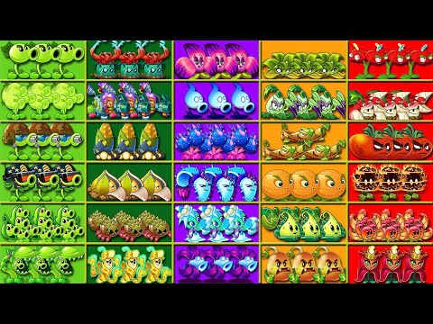 Random 30 Plants MOD x NEW x OLD Battlez - Who Will Win? - Pvz 2 Plant vs Plant