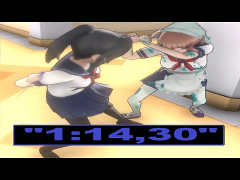 THE (WAR) AMAI RECORD IS NOW "1:14,30" | Yandere Simulator Demo - Amai Challenge