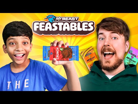 Trying Mr. Beast's Feastables(TASTY)