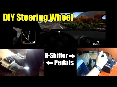 Cộng đồng Steam Video Diy Steering Wheel H Shifter 6 R Pedals With Clutch