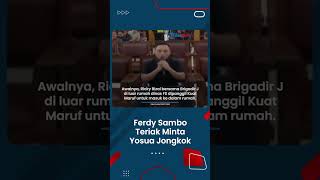 Ferdy Sambo Teriak Minta Yosua Jongkok, Ricky Rizal Ceritakan Detik-detik Penembakan di Duren Tiga