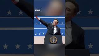 Musk raises controversy with gesture resembing nazi salute bbc africa