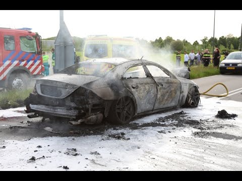 Dode bij frontale botsing Empel