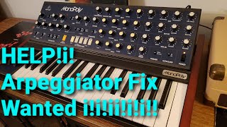 HELP!i! MonoPoly Arpeggiator Plays Wrong Note. Behringer Broke Fresh Out of the Box.