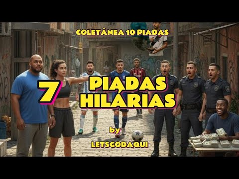 Volume 7   Essas 10 piadas são proibidas de tão boas 😂🔥   Pack 7   10 Piadas de arrasar do Letsgod