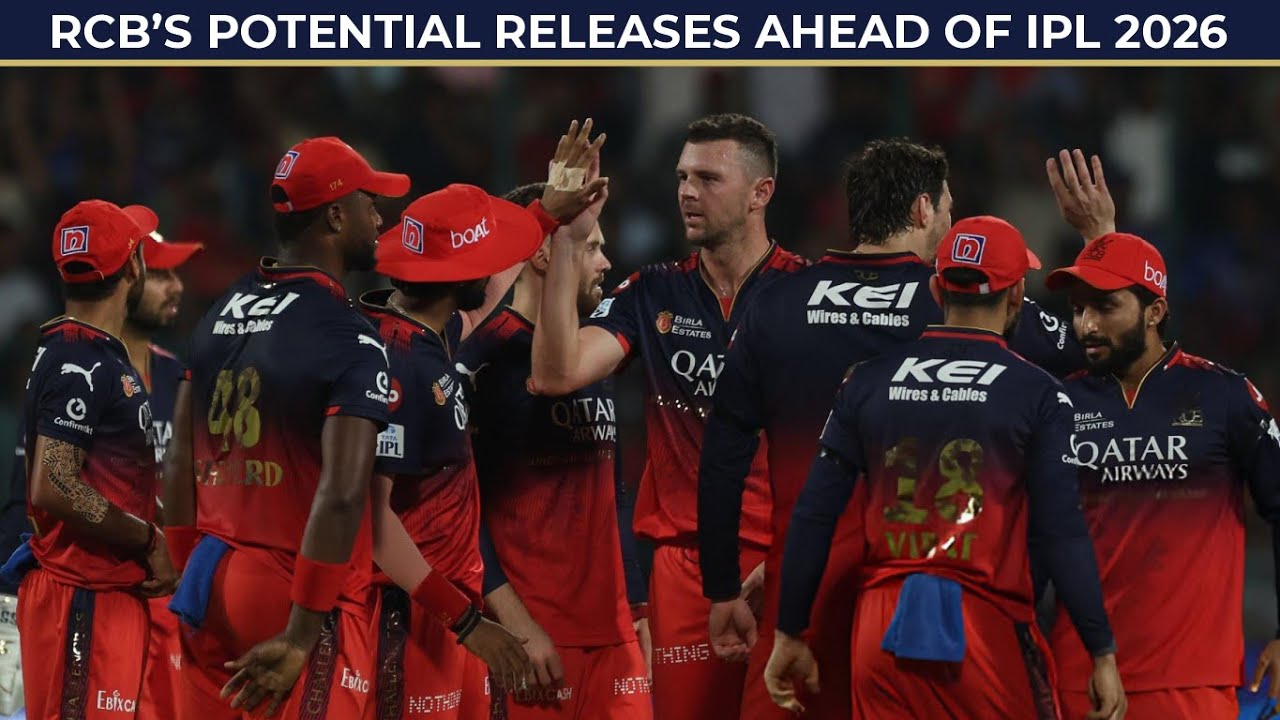 4 Players RCB Might Release Before IPL 2026 Auction!
