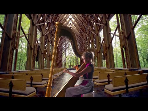 Instruments de guérison 😌 Hymnes relaxants 😌 Hymnes d'église de harpe 😌 Musique de harpe