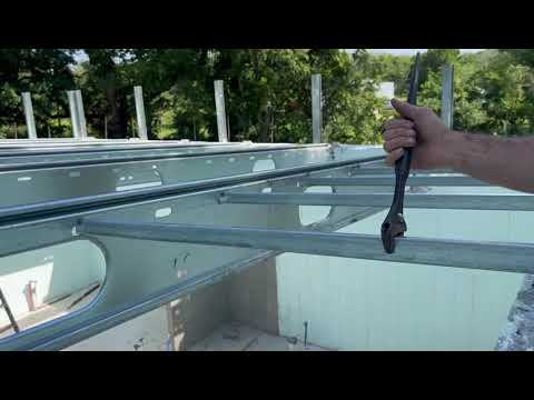 Suspended Concrete Floor System: Super Floor USA Installation #icf #concrete #construction