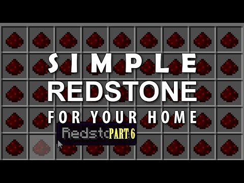 stormfrenzy - Minecraft: Redstone For Your Home #6 - Musical Furnace, Item Activated Door, Hidden Crafting Table