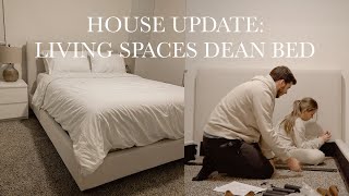 HOUSE UPDATE | living spaces dean sand queen bed