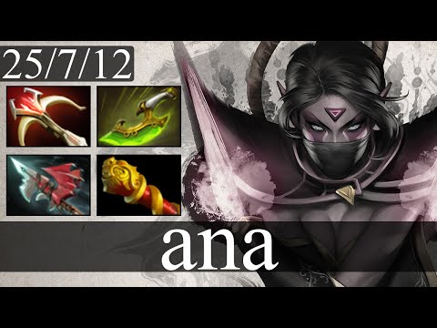 Ana - Templar Assassin | Carry Gameplay Dota 2 Patch 7.30e