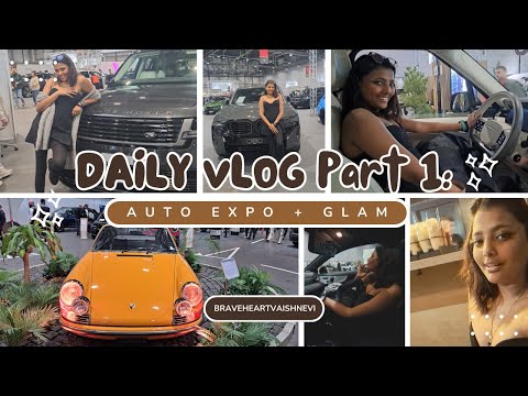 Auto Expo Glam! I wish I could buy a Range Rover 😱🚗✨