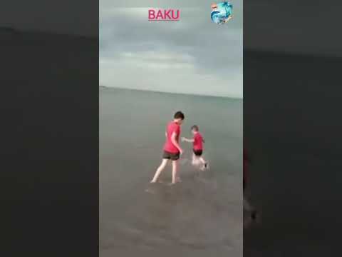 baku beach muntazir enjoy #youtbeshort #mytravellingvlogs