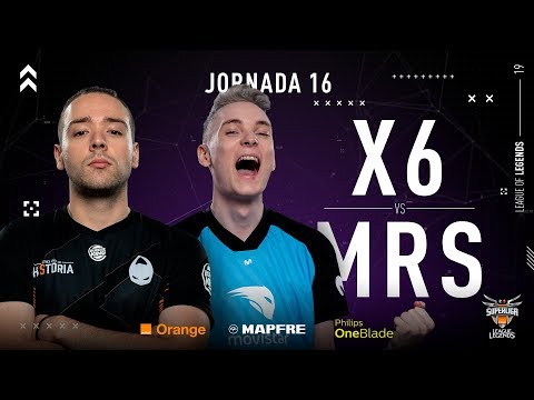 X6TENCE VS MOVISTAR RIDERS | Superliga Orange League of Legends | Jornada 16 | 2019