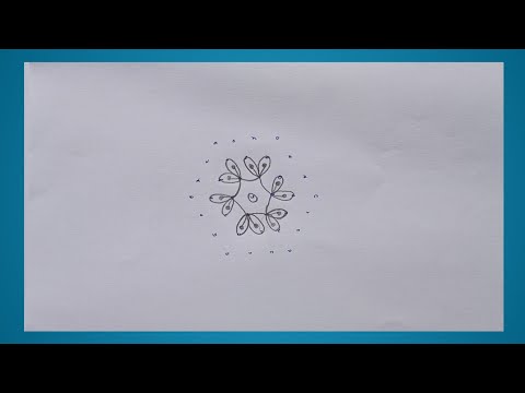 Flower Rangoli//chinna muggulu//Sowjanya World