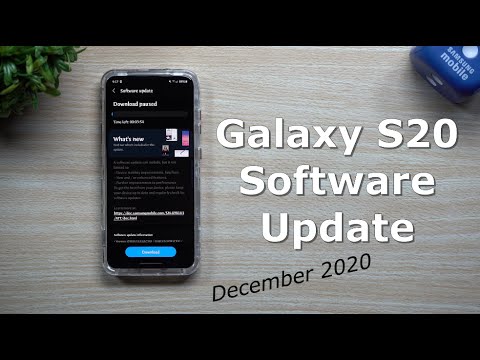New Samsung Galaxy S20 Series Software Update - December 2020
