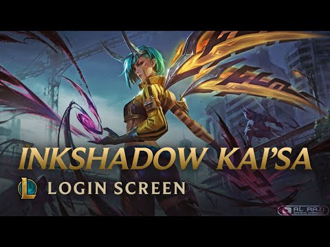 Inkshadow Kai'Sa Catseye Chroma | Login Screen - League of Legends [4K 60fps Animated Splash Art]
