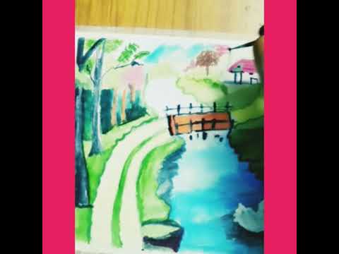 watercolour painting ,visit channel for full video