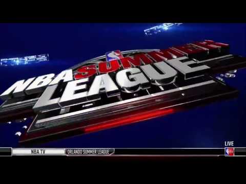 Justise Winslow Hits the Circus Shot  Orlando Blue vs Heat  July 5, 2016  2016 NBA Summer League