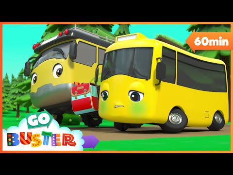 Buster is Sick and Misses the Party 😷 | Go Buster - Bus Cartoons & Kids Stories