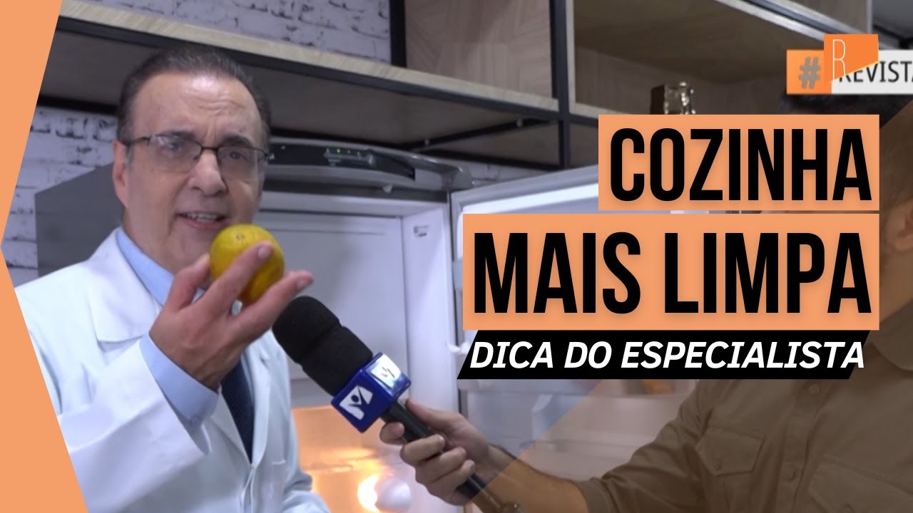 Como higienizar a cozinha? Dr. Bactéria explica