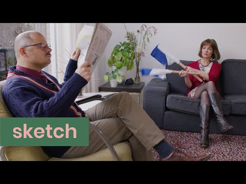 Praten met vlaggen | Sketch | Het Klokhuis