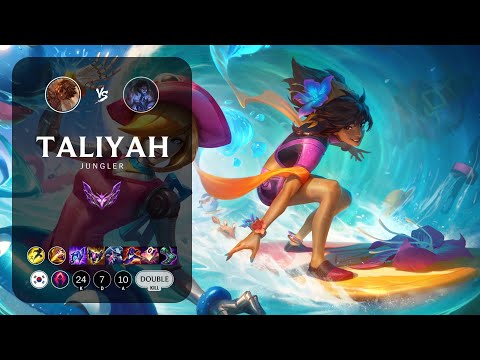Taliyah Jungle vs Sylas - KR Master Patch 13.5