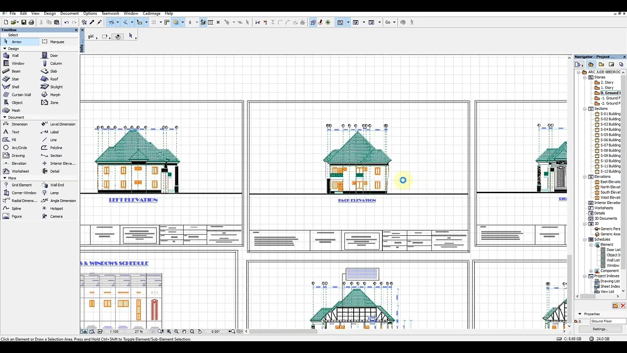 COMPLETE ARCHITECTURAL DRAWING FORMAT FOR APPROVAL AND CONSTRUCTION