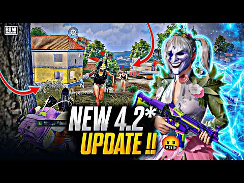 New 4.2* Update FASTEST Solo vs Squad Clutches BGMi 💢🤯
