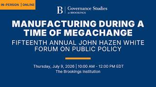 Thumbnail for Manufacturing during a time of megachange