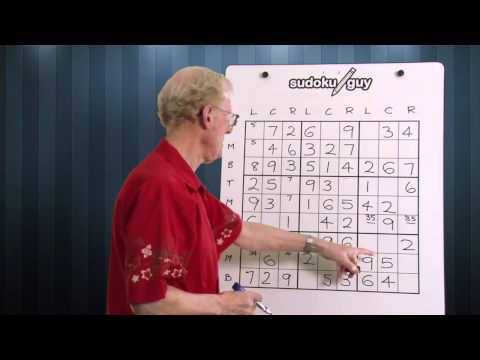 Lesson 3: Learn Sudoku. Matching pairs, two empty cells