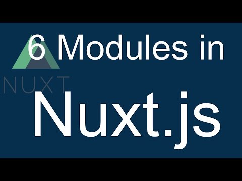 6 Nuxt JS beginner tutorial Understanding Module in Nuxtjs