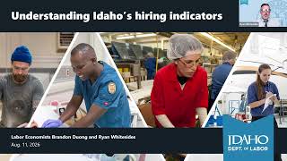 Understanding Idaho's hiring indicators webinar